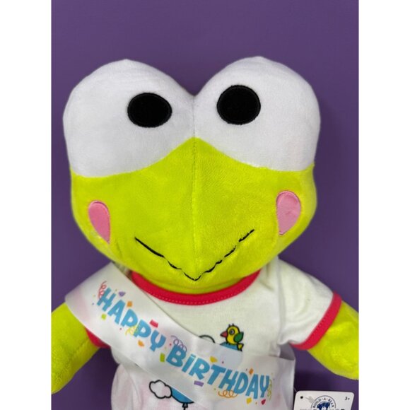 Build a Bear Workshop Keroppi w/ Outfit Sanrio Plush NWT - Picture 2 of 12